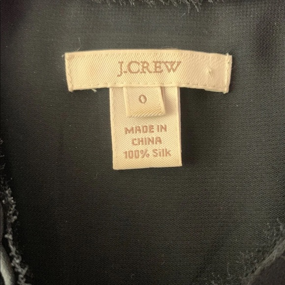 J. Crew 100% Silk Neck-Tie Blouse - Picture 9 of 12